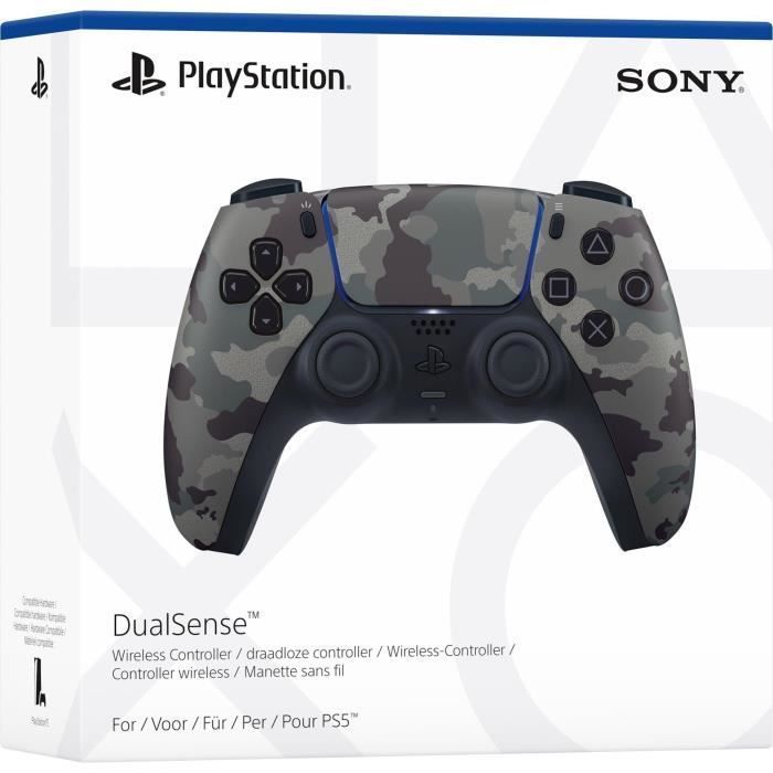 Controle sem fio DualSense™ - Camuflagem cinza | PS5 e PC