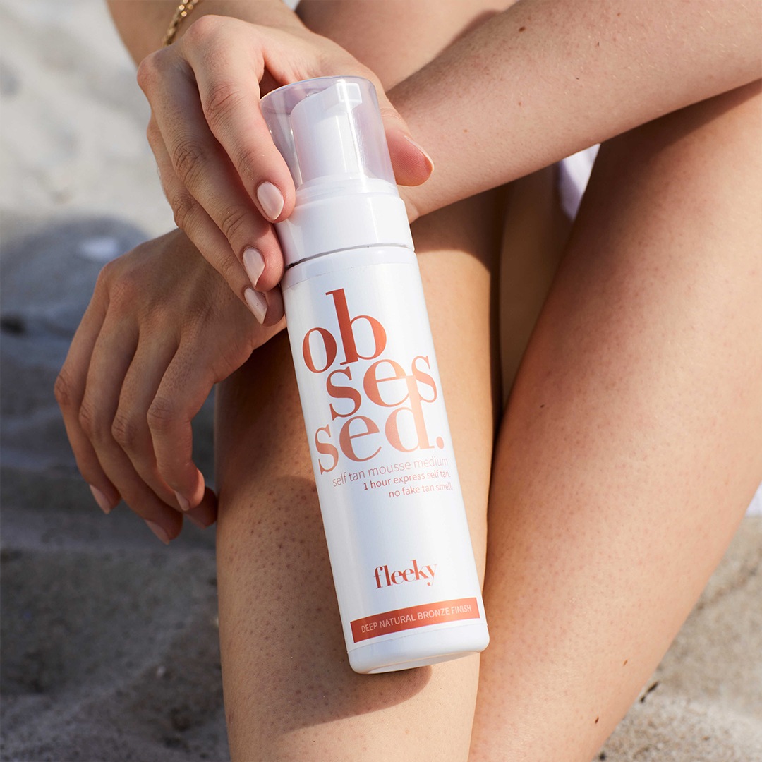 Fleeky Mousse Autobronzante - Teint Doré pour Visage & Corps
