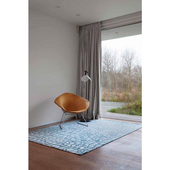 Dedalo design - Tapis contemporain Mad Men - Bleu Marine - 170 x 240 CM