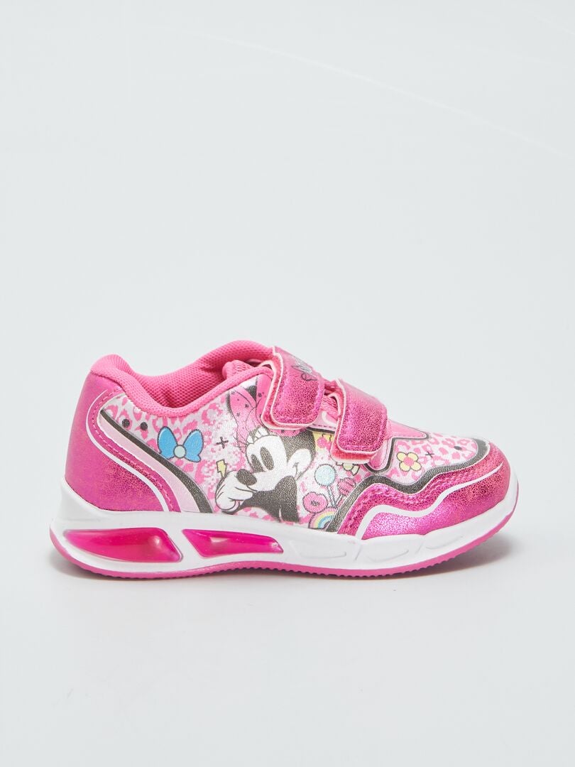 Lichtgevende 'Minnie' sneakers - fuchsia
