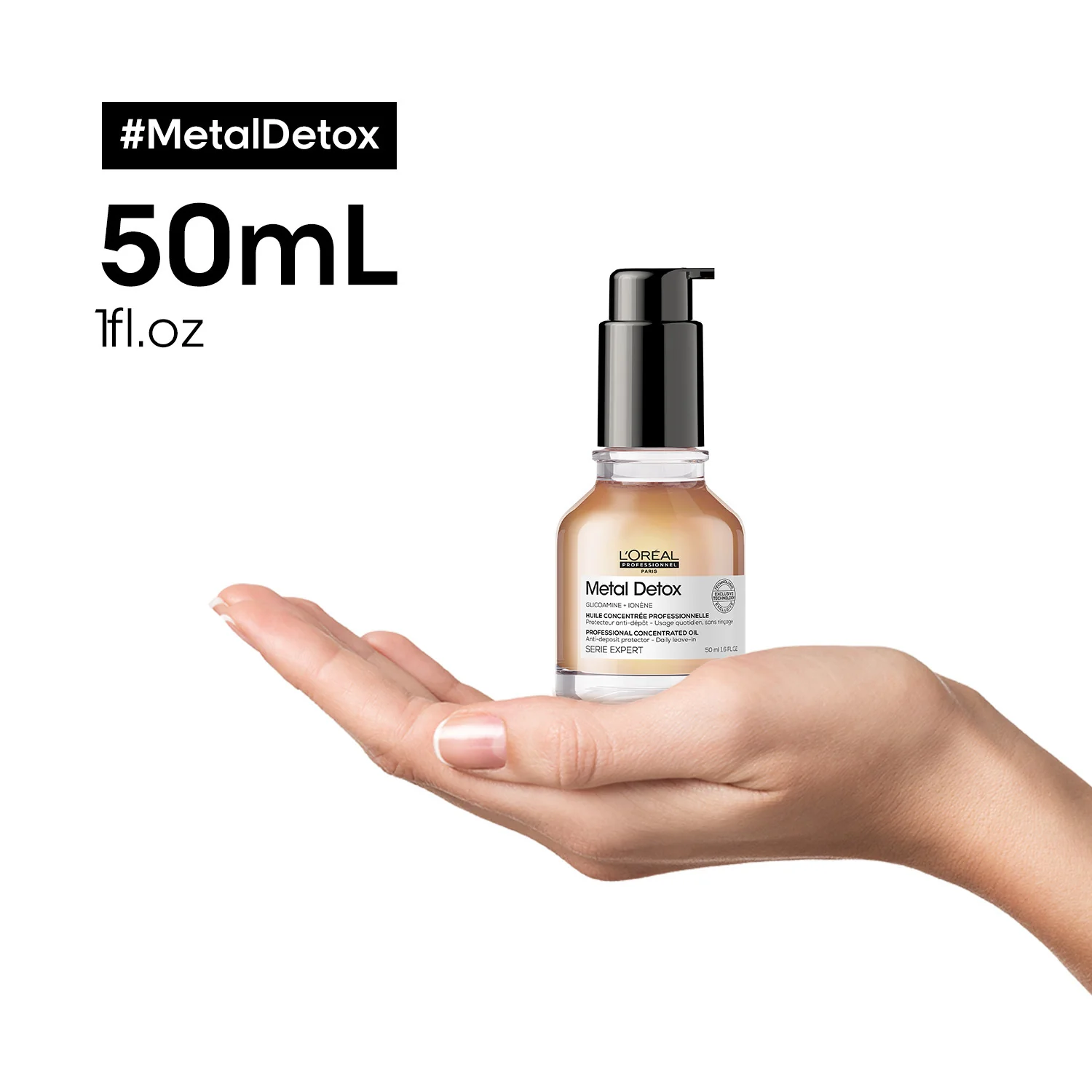 SERIE EXPERT New Metal Detox Huile Concentrée - Olio Capelli Styling & Finish