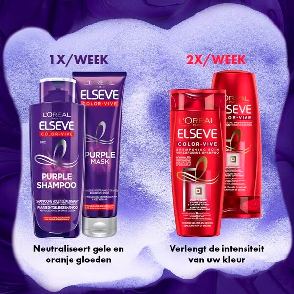 L'Oréal Paris Elseve Color-Vive Purple šampūns 200 ml