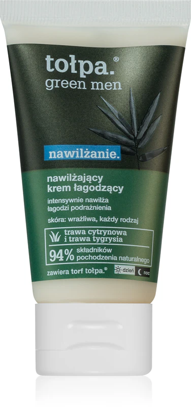 Creme refrescante Tołpa Green Men com efeito hidratante