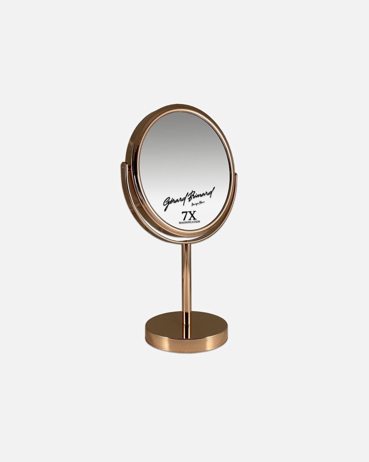 Kozmetičko ogledalo Gérard Brinard, metalno ogledalo – 7x uvećanje, 18 cm Ø – 1 komad
