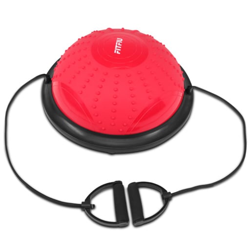  Fitfiu Mini-Balanceball, wendbarer Pilates-Balanceball, 46 cm Durchmesser