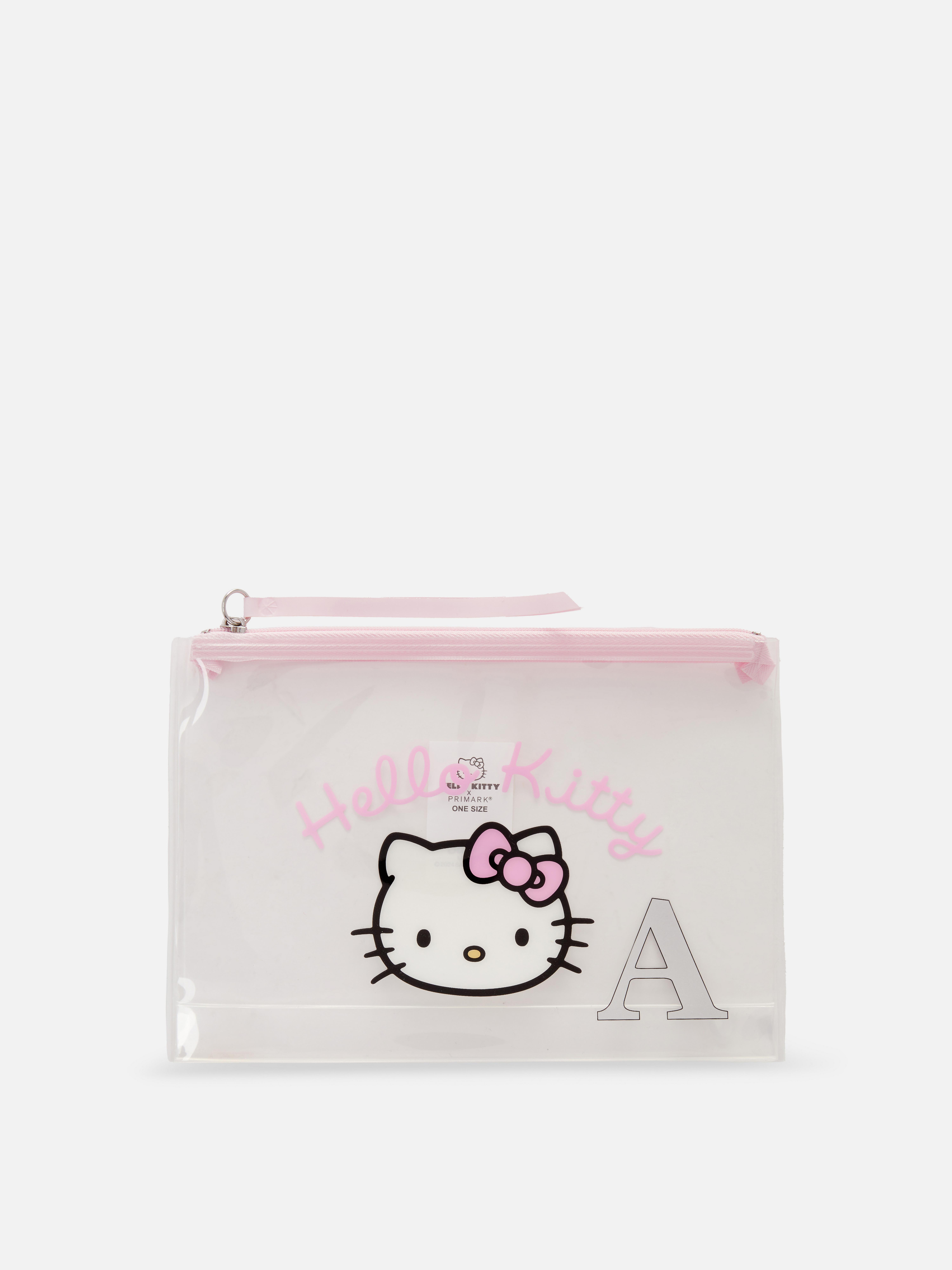 Torbica za ličila Hello Kitty Shranite osnovne lepotne izdelke v tej ljubki, prozorni torbici za ličila