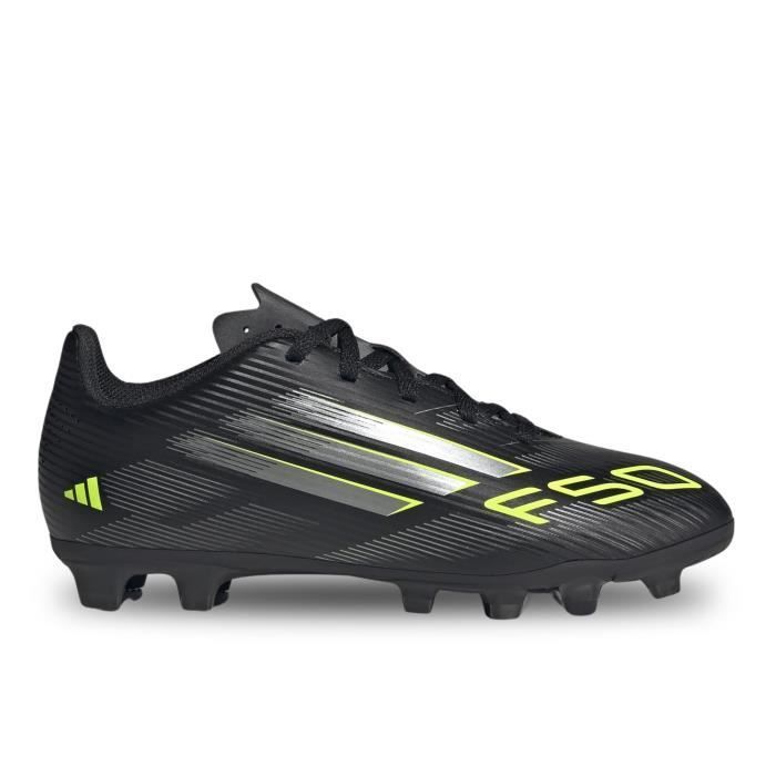 Botas de fútbol Adidas F50 Club Fg/Mg J para niño, color negro, JI0028