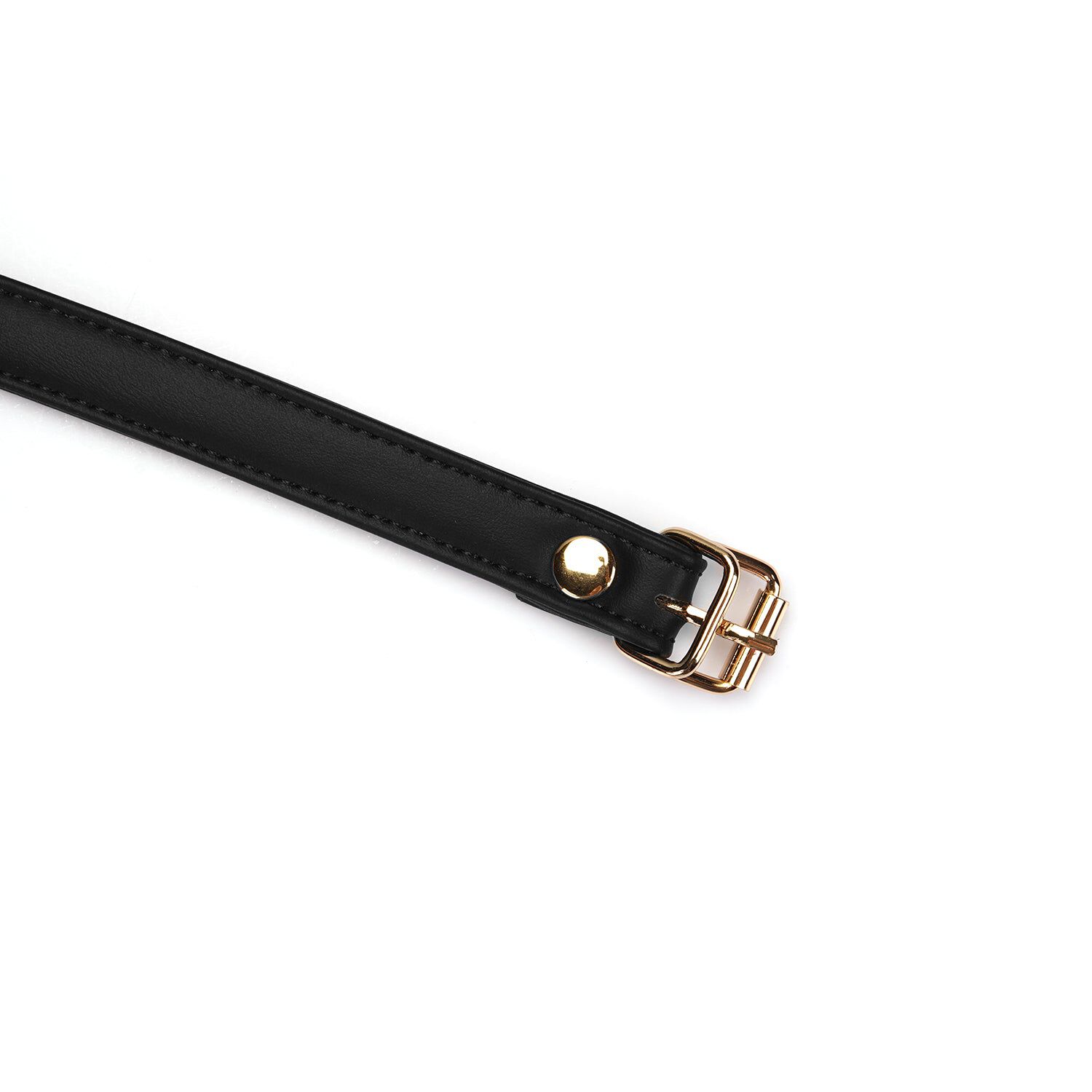 Liebe Seele Black Organosilicon Vegan Leather Blindfold