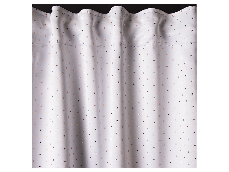 Zasłona Classic Chic taśma 140x270 cm szaro-złota