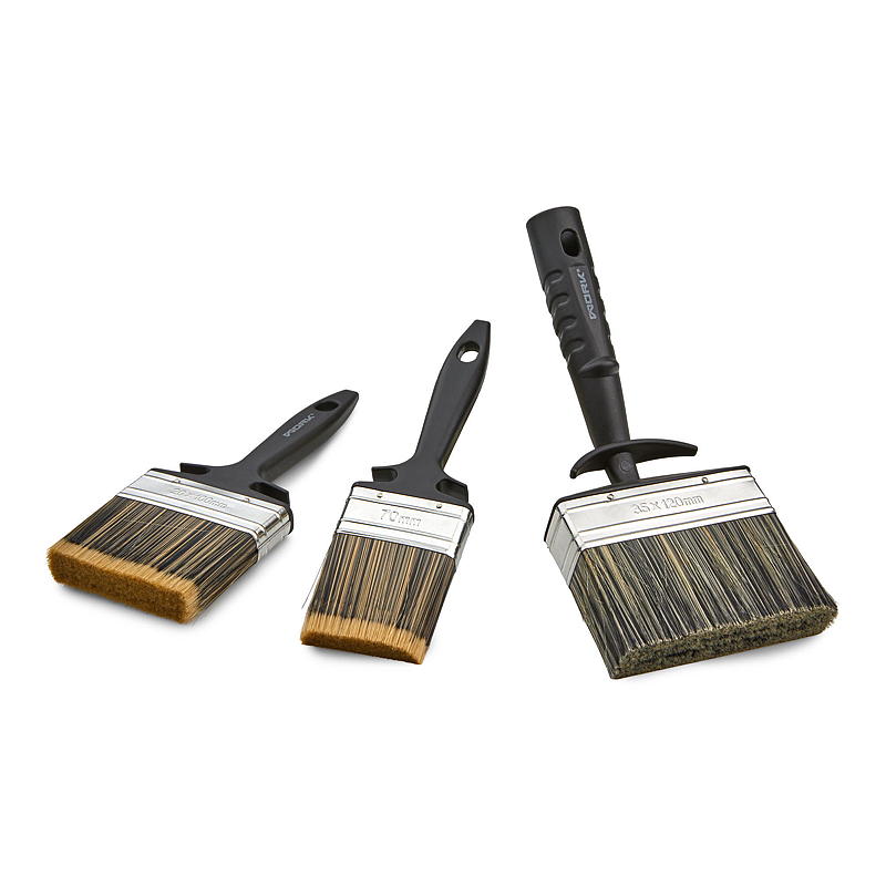 Work Basic fläckborste Work 3-pack, böjd, 12 cm
