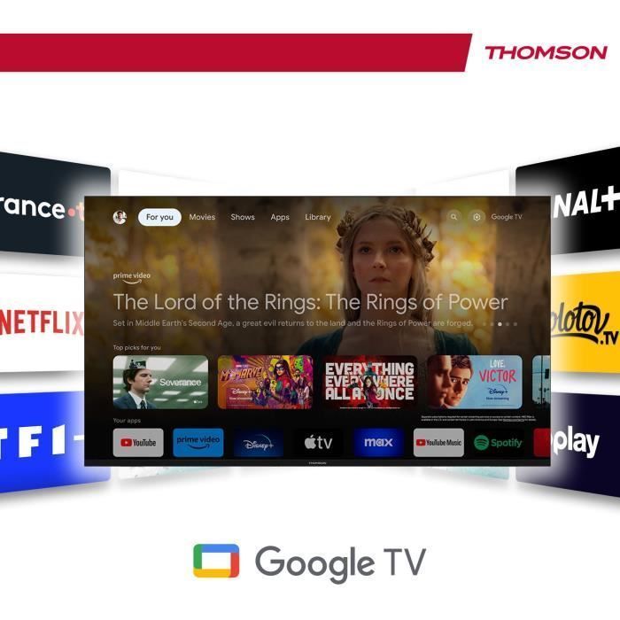 THOMSON 43QG4S14 - Televisor QLED de 43