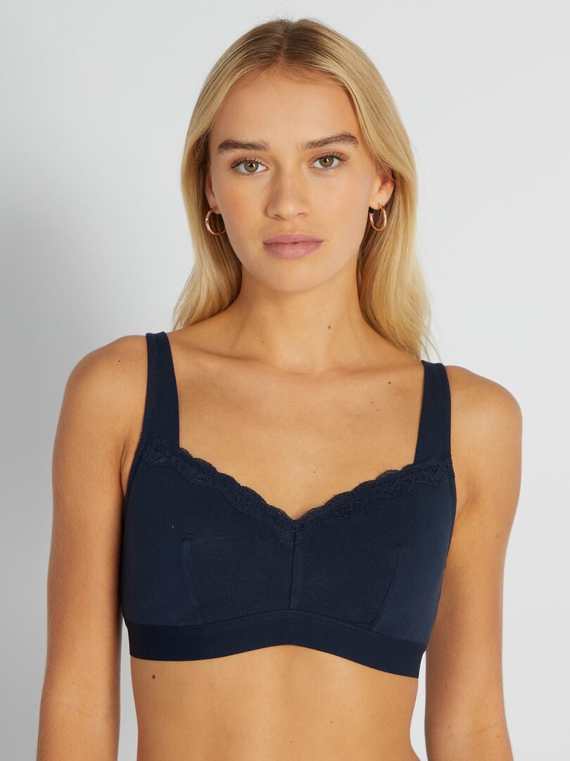 Postoperatieve bh - BLAUW