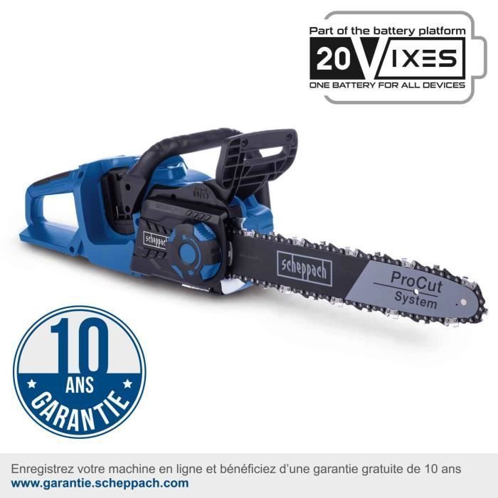 Tronçonneuse sans fil C-CS254-X  - longueur de coupe 20cm - SCHEPPACH 20V IXES - sans batterie ni chargeur