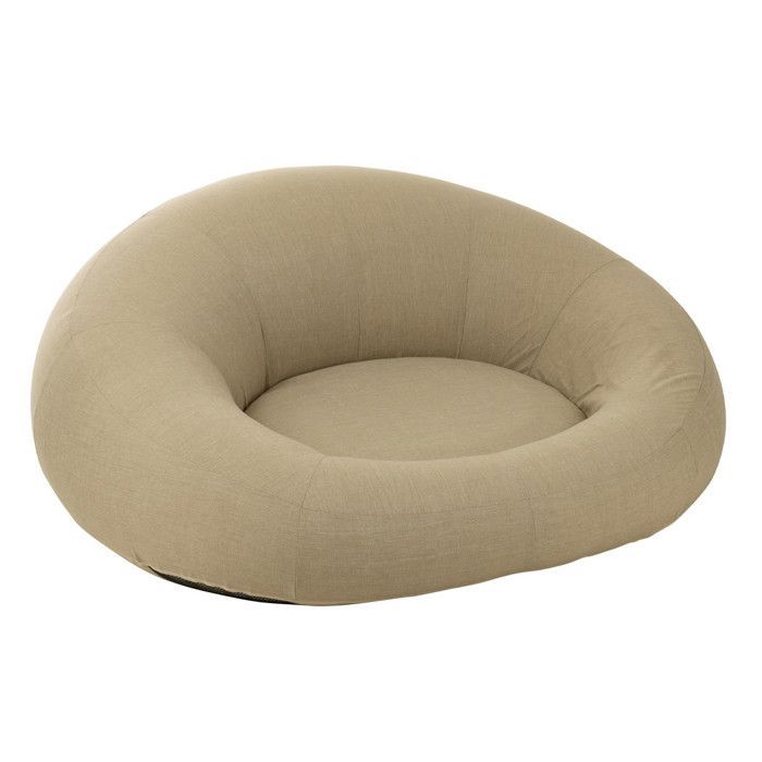 Colchón - J-LINE - Donut - Beige - Individual - Funda extraíble