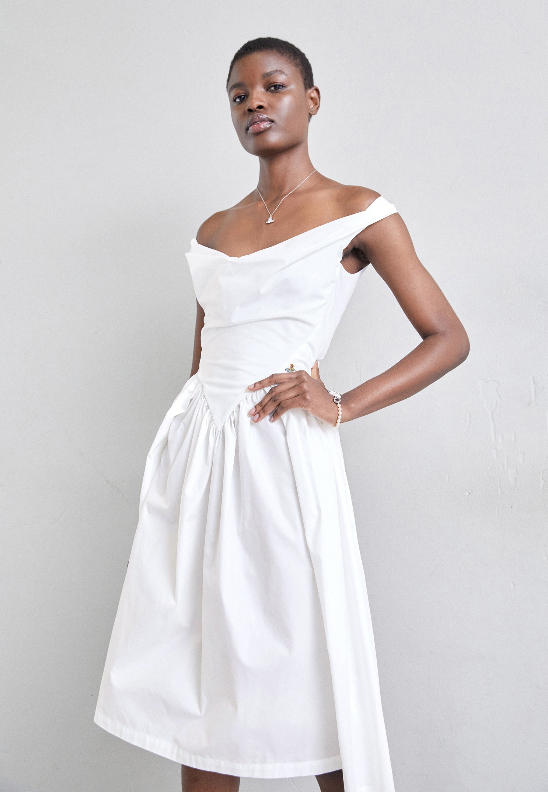 Vivienne Westwood SUNDAY DRESS - Sukienka koktajlowa / Sukienka imprezowa - biała