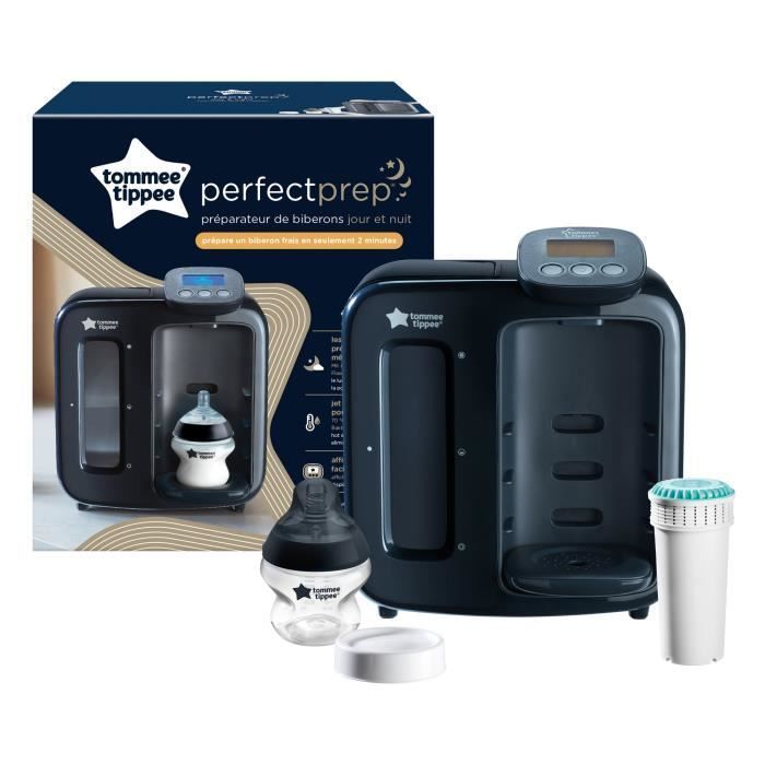 TOMMEE TIPPEE Perfect Prep Day and Night Rapid Baby Bottle Maker, Antibacterial Filter, Digital and Nighttime Display