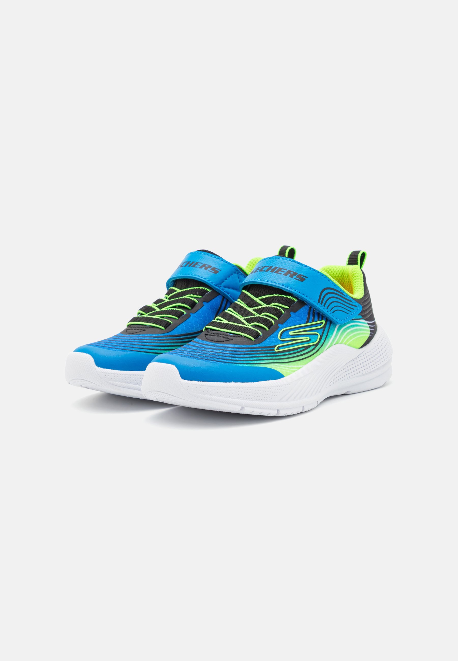 Skechers MICROSPEC ADVANCE - Sneakers - zwart/antraciet/zilver