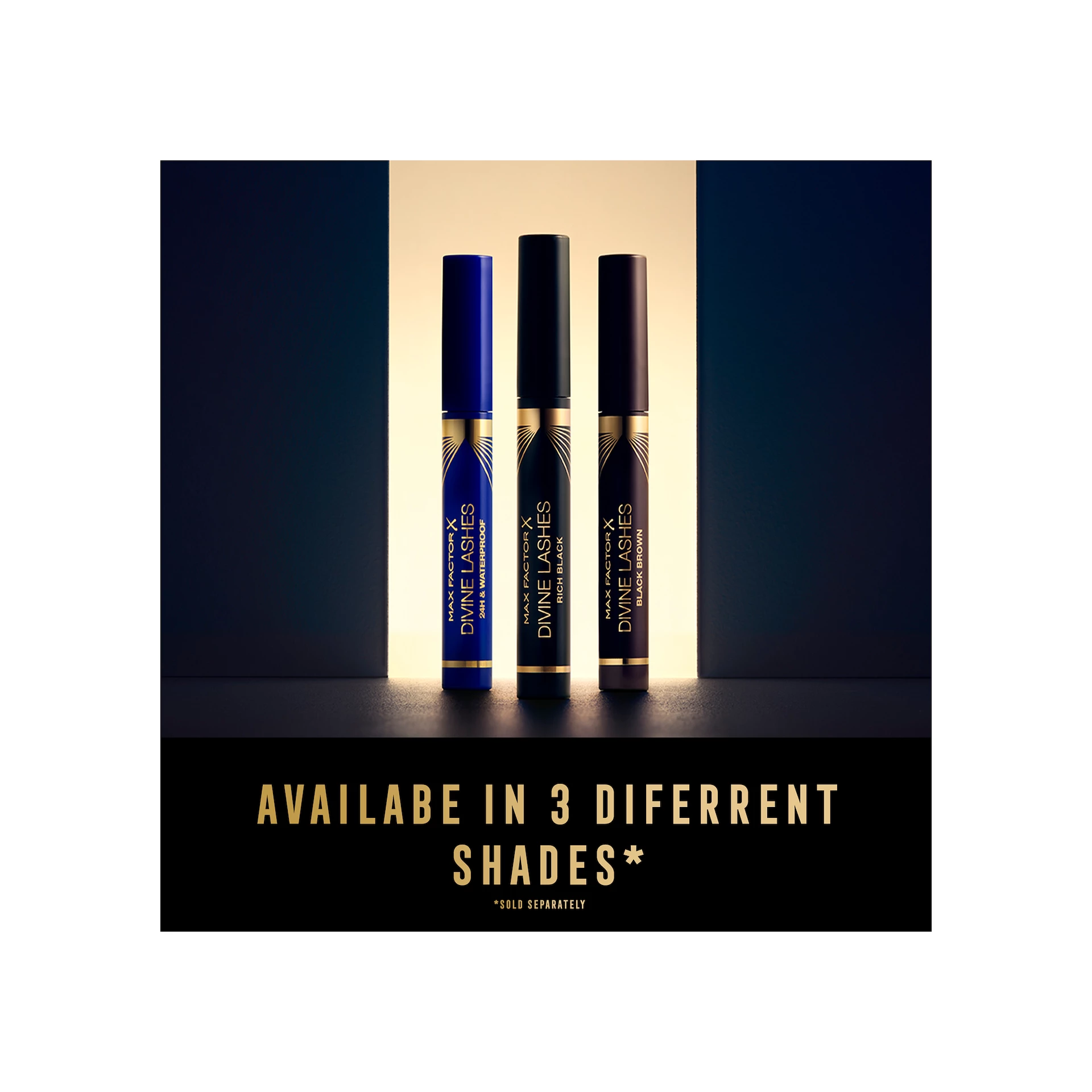 Rimel rezistent la apă Divine Lashes 001 Negru - Max Factor