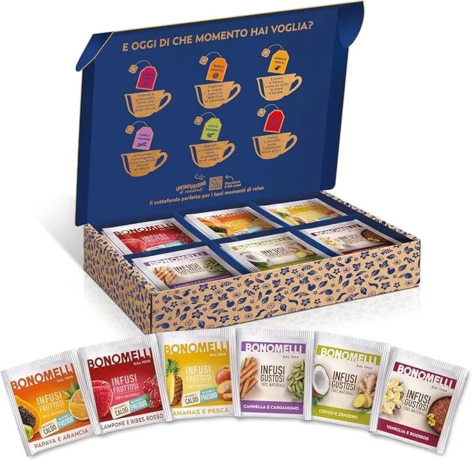 BONOMELLI Mélange pour infusion 36 sachets Moments de détente
