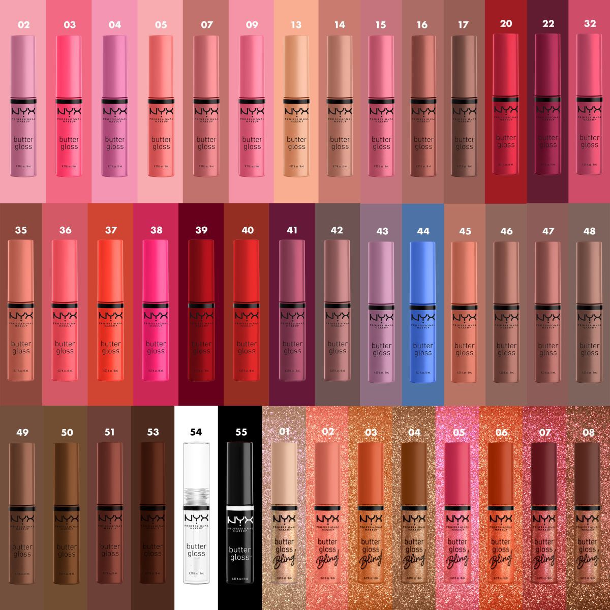 NYX Professional Makeup Butter Gloss Bling!