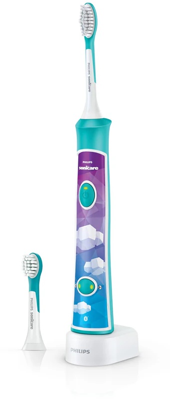 „Philips Sonicare For Kids HX6322/04“ elektrinis dantų šepetėlis vaikams su „Bluetooth“ ryšiu