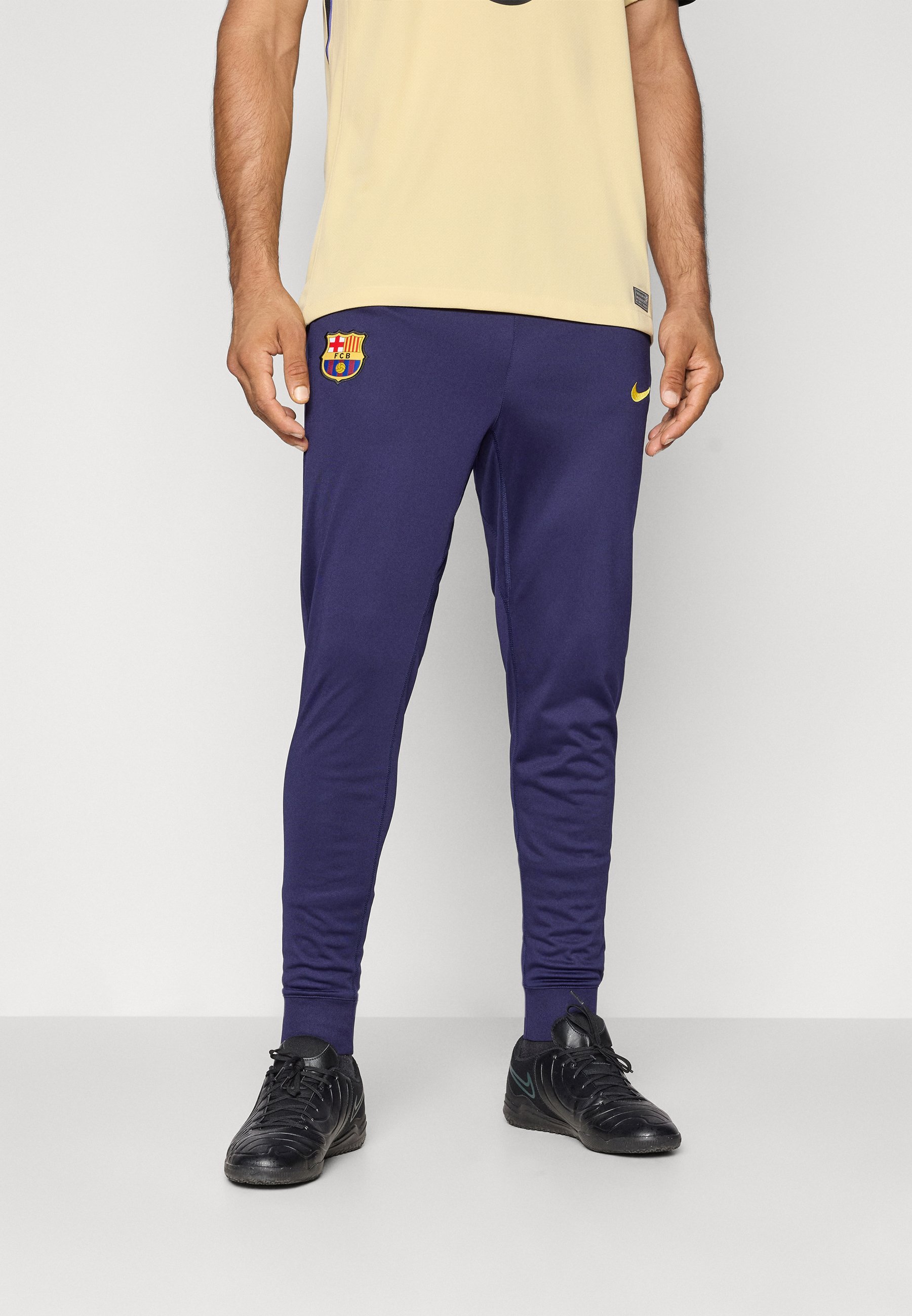 Nike Performance FC BARCELONA STRIKE HLAČE - Klubska odjeća - carska ljubičasta/boja srednjeg zapada i zlata
