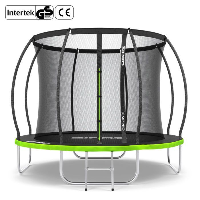 Garden Trampoline - ZIPRO - JumpPro PREMIUM - 8ft 252cm - Inner Net - Maximum Safety