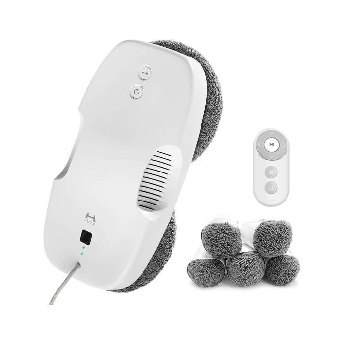 Aspirador robô e limpador de janelas DDC55 HUTT branco — Compacto, 65 dB