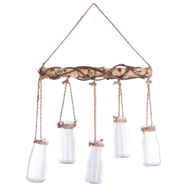 Zawieszka wielofunkcyjna ze szklanymi lampionami
