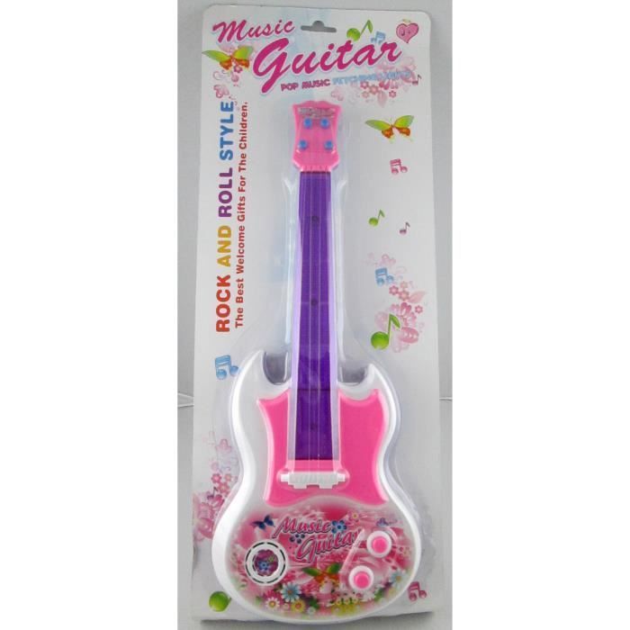 Instrument de musique - LIAM ACCESS - Guitare rock band - Lumineuse - Pour fille - 4 à 10 ans