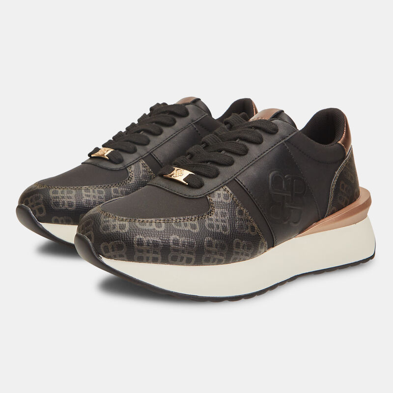 Red Label damessneakers met platformzool