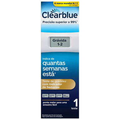 Indikator testa nosečnosti Clearblue Tedni 1 enota 1 enota