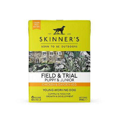 Skinner's Field & Trial Puppy & Junior -kanaa ja -kasviksia