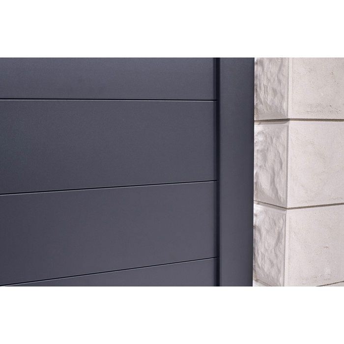 Puerta - Casanoov - EIGER - 1 m de altura (145 cm) - Aluminio - Gris