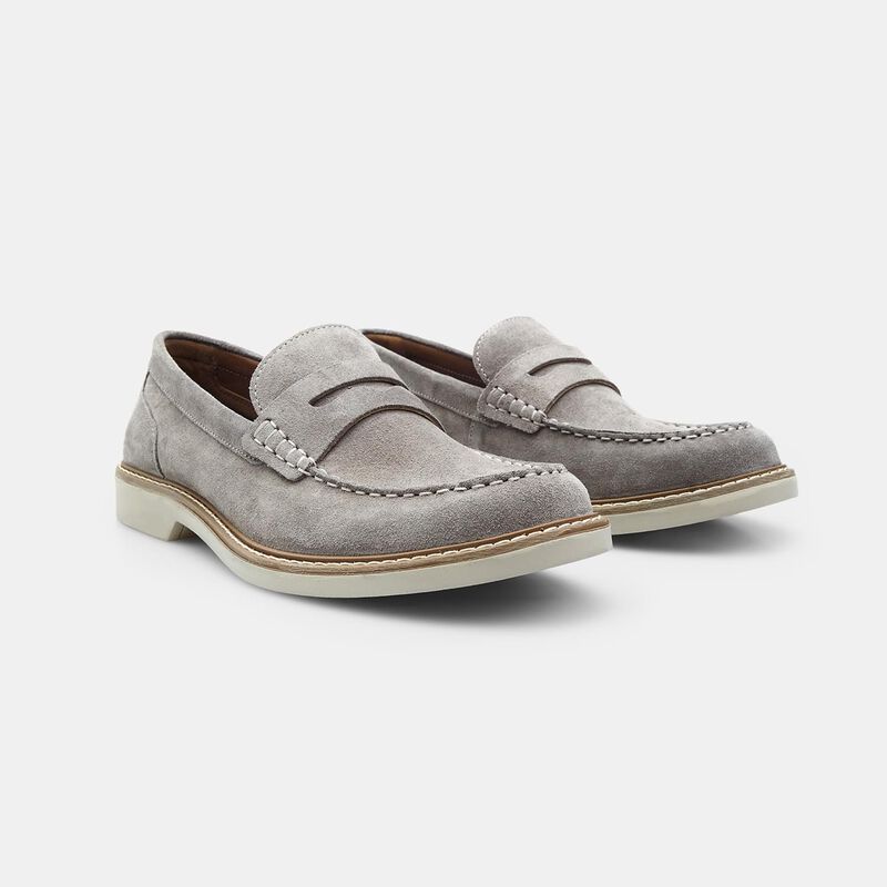 Bata 24H Męskie Mokasyny Zamszowe