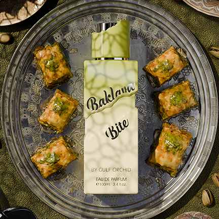 Golf-Orchideen-Baklava-Häppchen
