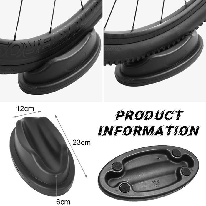 QIEDOVIEY Front Wheel Support for Home Bike Trainers - Non-Slip - Llos Ciclismo/Cyclist Block