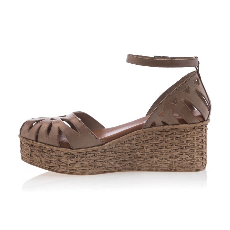 Brune sandaler / sko med åpen tå til dame