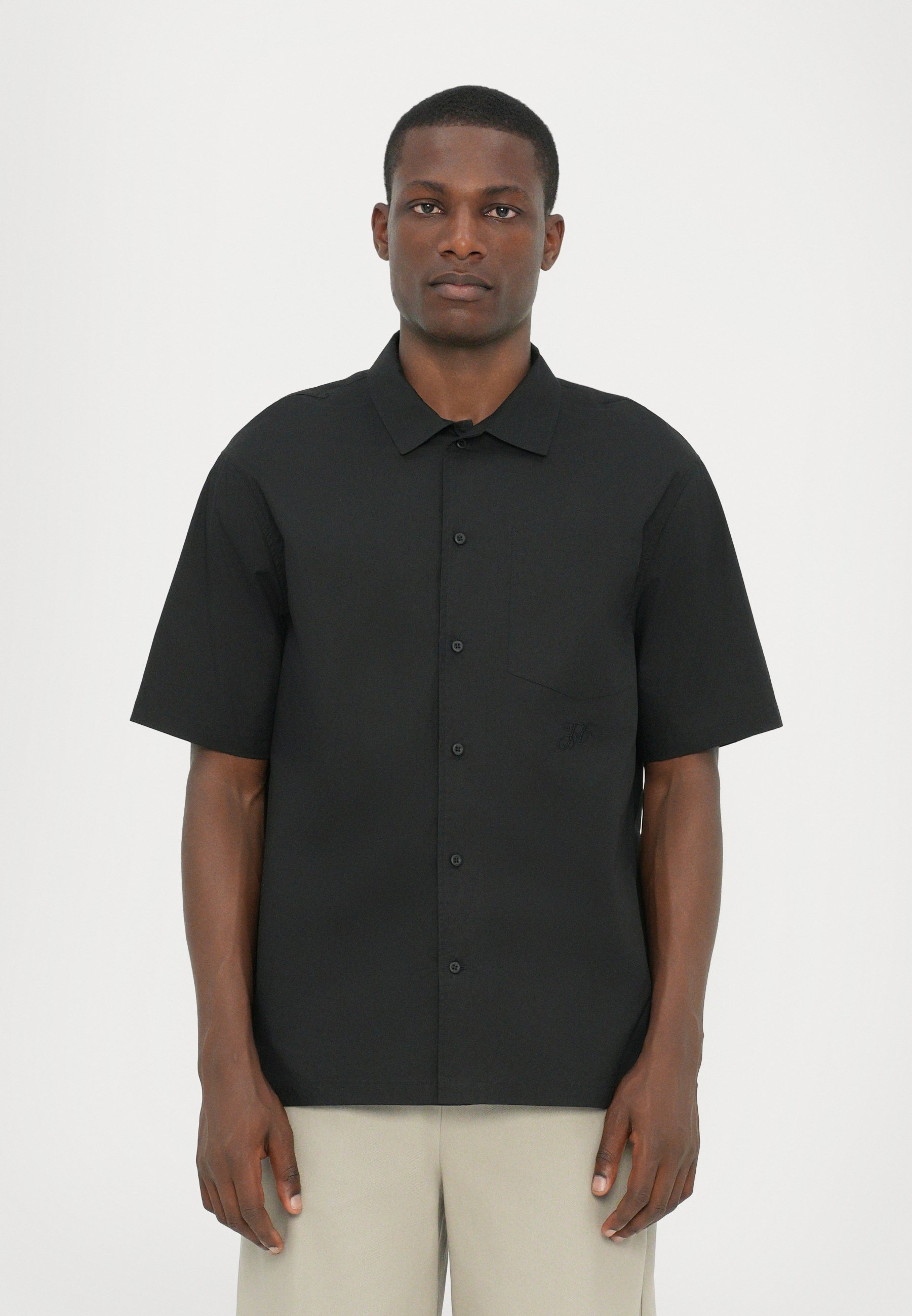 Han Kjøbenhavn SHORT SLEEVE SHIRT - Chemise - anthracite black