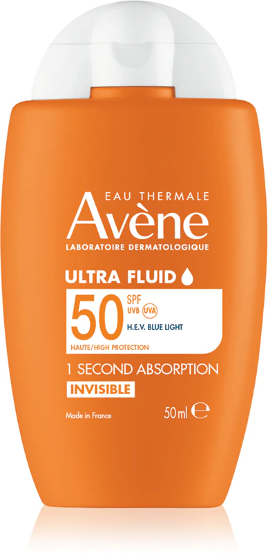 Avène Sun Ultra Fluid Fluido lekki invisível ochronny FPS 50