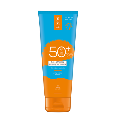 Lirene mitrinošs emulsijas saules aizsargkrēms ar SPF 50