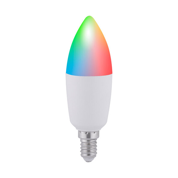 Έξυπνη λάμπα LED Lola, κερί, E14, RGB, CCT