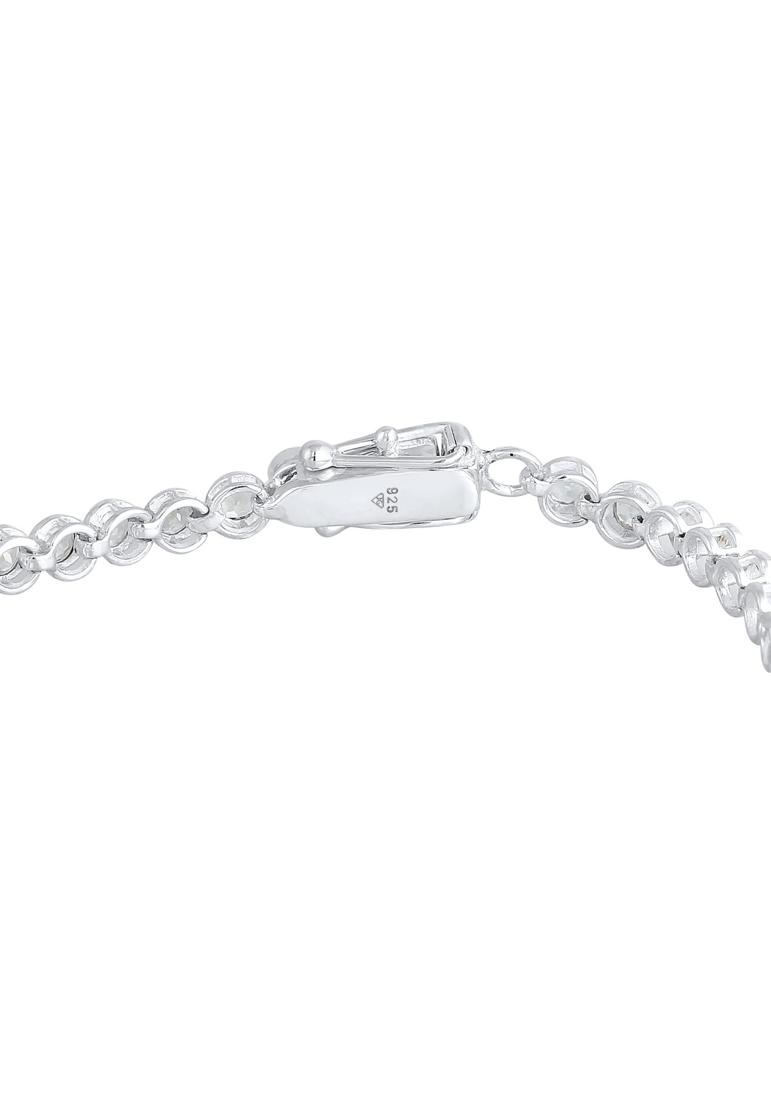 Elli PREMIUM Femmes bracelet de tennis avec topaze pierres précieuses en argent sterling 925