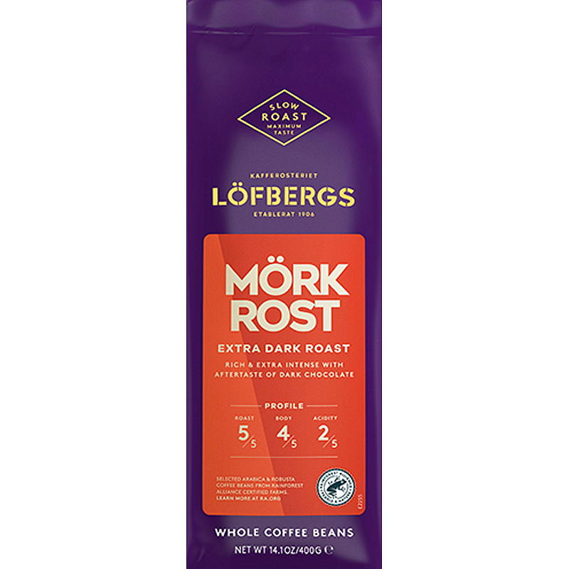 Löfbergs Café en grains 400 g Mörkrost Löfbergs