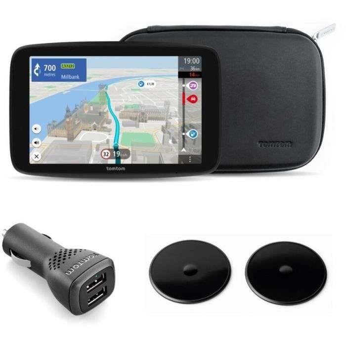 TomTom - GO Camper Max 2.ª generación Premium Pack - GPS para autocaravanas, caravanas y coches - Pantalla de 7 pulgadas - Mapa del mundo