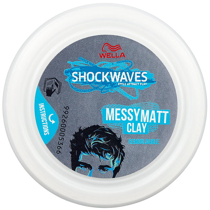Wella Hiusvaha 75 ml Wella Shockwaves Likainen Ruoka