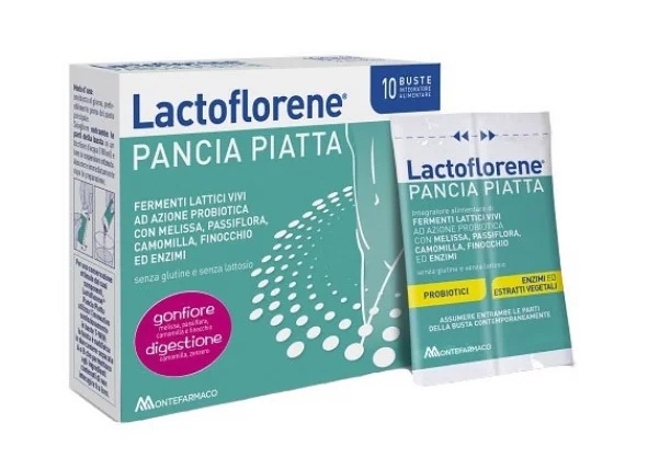 LACTOFLORENO Lactofloreno Barriga Lisa 10 sachês para inchaço
