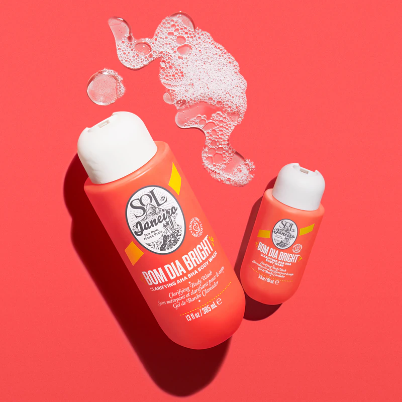 Sol de Janeiro Bom Dia™ Bright Body Wash gel de banho esfoliante com efeito suavizante