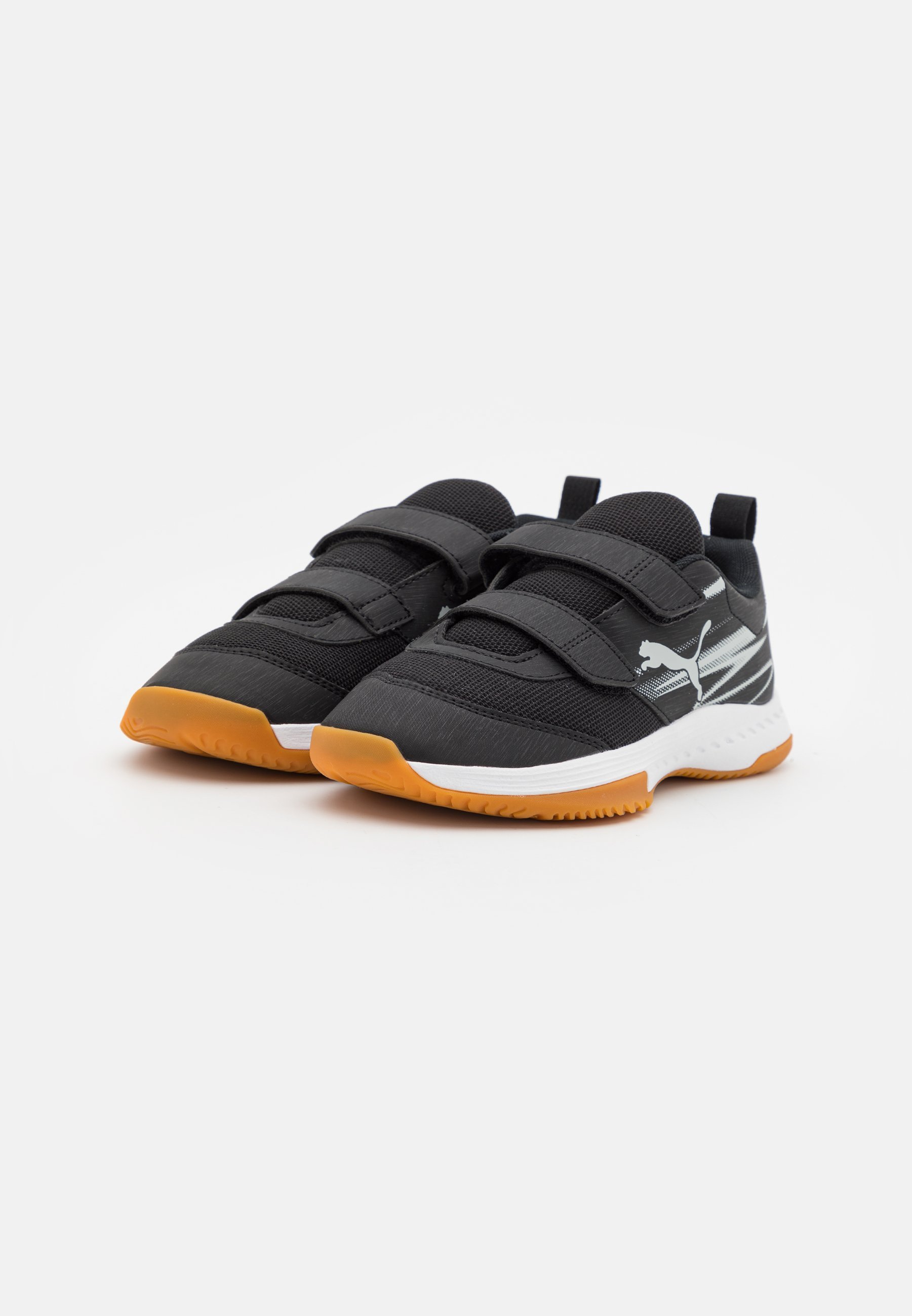 Puma VARION II UNISEX - Handbalschoenen - zwart/koel lichtgrijs