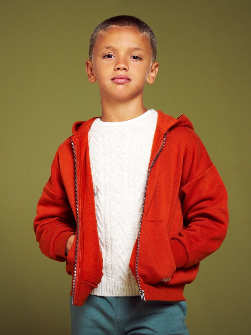 Fleece sweatshirt - WIT